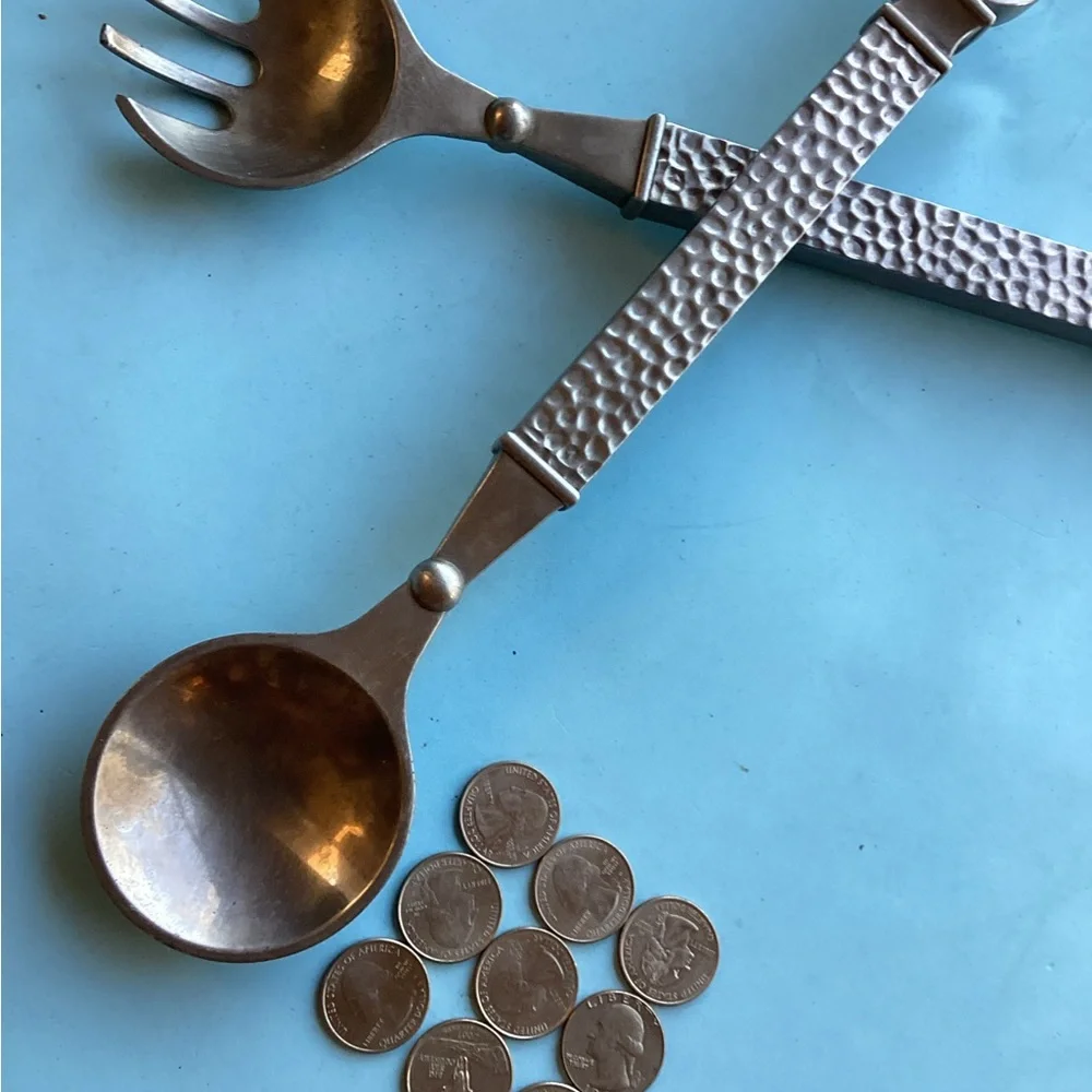 Vintage salad tongs